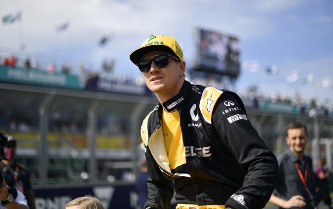 Nico Hulkenberg saat masih membalap untuk Renault.